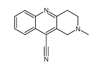 Benzo[b][1,6]naphthyridine-10-carbonitrile,1,2,3,4-tetrahydro-2-methyl- Structure