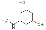 N,3-dimethylcyclohexan-1-amine,hydrochloride Structure