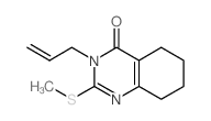 2-methylsulfanyl-3-prop-2-enyl-5,6,7,8-tetrahydroquinazolin-4-one结构式