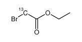 溴乙酸乙酯-2-13C结构式