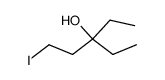 3-ethyl-1-iodo-pentan-3-ol Structure