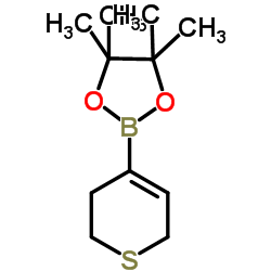 3,6-二氢-2H-噻喃-4-硼酸频哪醇酯结构式