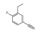 3-乙基-4-氟苯腈结构式
