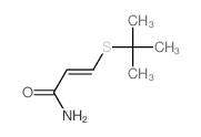 2-Propenamide,3-[(1,1-dimethylethyl)thio]-, (Z)- (9CI) Structure