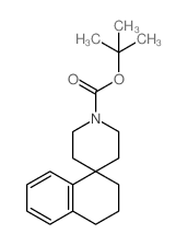 叔-丁基 3,4-二氢-2H-螺[萘-1,4'-哌啶]-1'-羧酸酯结构式