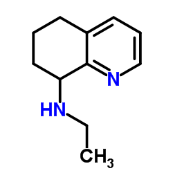 N-Ethyl-5,6,7,8-tetrahydro-8-quinolinamine结构式