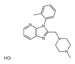 1-(o-tolyl)-2-(4'-methylpiperazin-1'-yl)methylpyrido<2,3-d>imidazole hydrochloride Structure