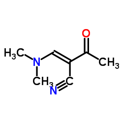 2-[1-dimethylamino-meth-(e)-ylidene]-3-oxo-butyronitrile Structure