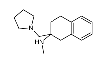 甲基-(2-吡咯烷-1-基甲基-1,2,3,4-四氢-萘-2-基)-胺结构式