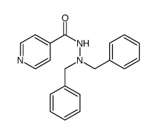 N',N'-dibenzylpyridine-4-carbohydrazide Structure