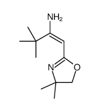 1-(4,4-dimethyl-5H-1,3-oxazol-2-yl)-3,3-dimethylbut-1-en-2-amine结构式