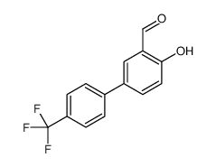 4-HYDROXY-4'-(TRIFLUOROMETHYL)-[1,1'-BIPHENYL]-3-CARBALDEHYDE structure