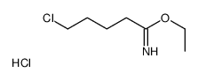 ethyl 5-chloropentanimidate,hydrochloride结构式