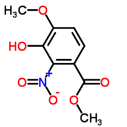 3-羟基-4-甲氧基-2-硝基苯甲酸甲酯图片