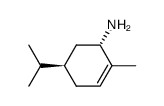 2-Cyclohexen-1-amine,2-methyl-5-(1-methylethyl)-,(1S,5R)-(9CI) Structure