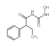 Benzeneacetamide, a-ethyl-N-[(hydroxyamino)carbonyl]- Structure