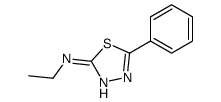 N-ethyl-5-phenyl-1,3,4-thiadiazol-2-amine结构式