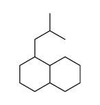 1-(2-methylpropyl)-1,2,3,4,4a,5,6,7,8,8a-decahydronaphthalene结构式