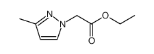 1H-Pyrazole-1-acetic acid, 3-methyl-, ethyl ester Structure