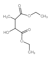 2-羟基-3-甲基琥珀酸二乙酯结构式