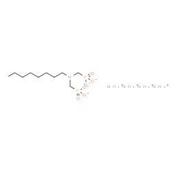 tetraammonium [(octylimino)bis(methylene)]bisphosphonate结构式