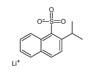 lithium (1-methylethyl)naphthalenesulphonate结构式