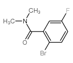 2-Bromo-5-fluoro-N,N-dimethylbenzamide Structure