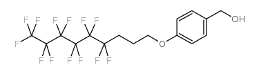 4-(4,4,5,5,6,6,7,7,8,8,9,9,9-三氟氟壬氧基)苄醇结构式