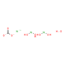 Nickel carbonate, basic hydrate Structure