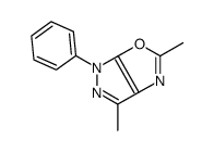 3,5-dimethyl-1-phenylpyrazolo[4,3-d][1,3]oxazole结构式