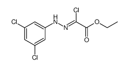 Acetic acid, 2-chloro-2-[2-(3,5-dichlorophenyl)hydrazinylidene]-, ethyl ester结构式