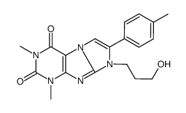 6-(3-hydroxypropyl)-2,4-dimethyl-7-(4-methylphenyl)purino[7,8-a]imidazole-1,3-dione Structure