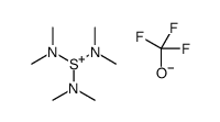 trifluoromethanolate,tris(dimethylamino)sulfanium结构式
