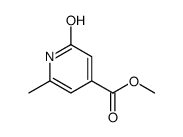 Methyl 2-hydroxy-6-methylpyridine-4-carboxylate Structure