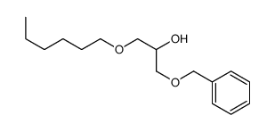 1-hexoxy-3-phenylmethoxypropan-2-ol结构式