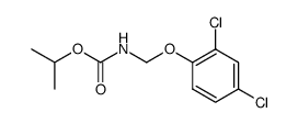 (2,4-dichloro-phenoxymethyl)-carbamic acid isopropyl ester结构式
