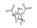 trans-diammine-tetranitrato-platinum(IV) Structure