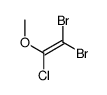 1,1-dibromo-2-chloro-2-methoxyethene Structure