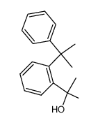 2-[2-(1-methyl-1-phenyl-ethyl)-phenyl]-propan-2-ol结构式