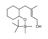 (E)-4-[(1R,2S)-2-[tert-butyl(dimethyl)silyl]oxycyclohexyl]-3-methylbut-2-en-1-ol Structure