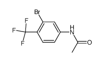 N-(3-bromo-4-(trifluoromethyl)phenyl)acetamide Structure