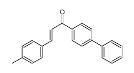 3-(4-methylphenyl)-1-(4-phenylphenyl)prop-2-en-1-one Structure