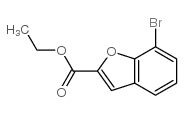 7-溴苯并呋喃-2-羧酸乙酯结构式