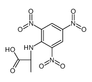 (2S)-2-(2,4,6-trinitroanilino)propanoic acid Structure