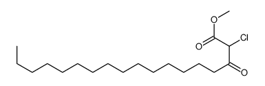 methyl 2-chloro-3-oxooctadecanoate结构式