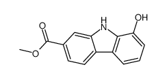 methyl 8-hydroxy-9H-carbazole-2-carboxylate Structure