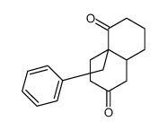 1,6(2H,5H)-Naphthalenedione, hexahydro-8a-(phenylmethyl)-, (4aS,8aR)-结构式
