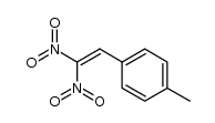1,1-dinitro-2-(p-tolyl)ethene Structure