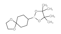 1,4-二氧杂螺[4.5]癸烷-8-硼酸频哪醇酯结构式