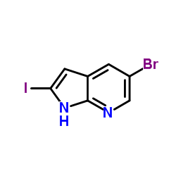 5-溴-2-甲基-1H-吡咯并[2,3-B]吡啶结构式